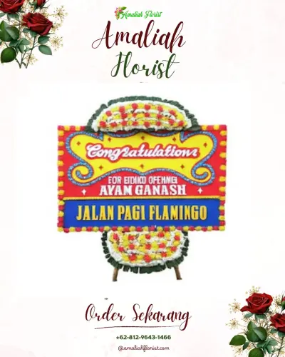 Bunga Papan Congratulation di Cipedang